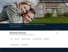 Tablet Screenshot of masadasecurity.com